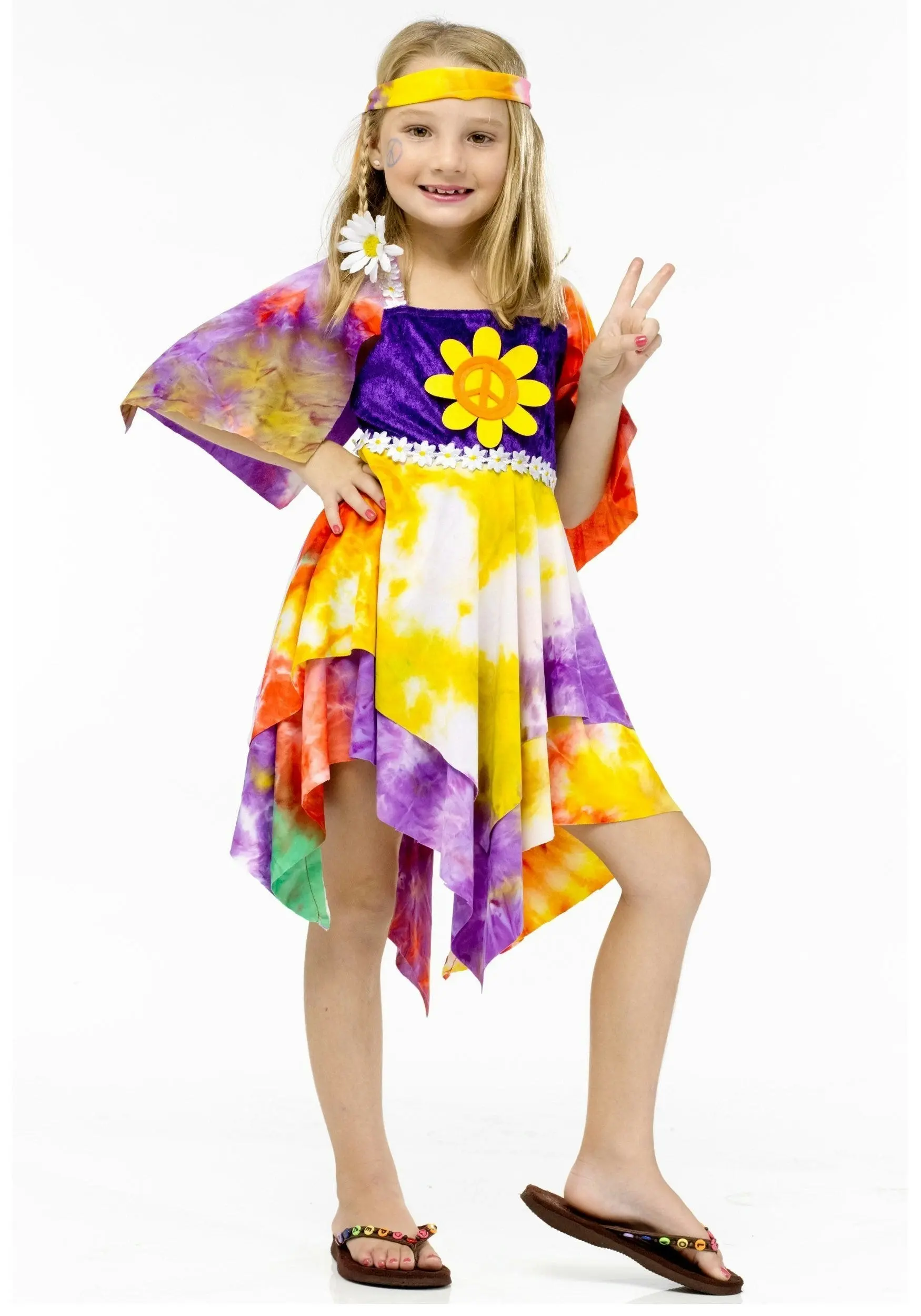 Daisy Hippie Girls Costume