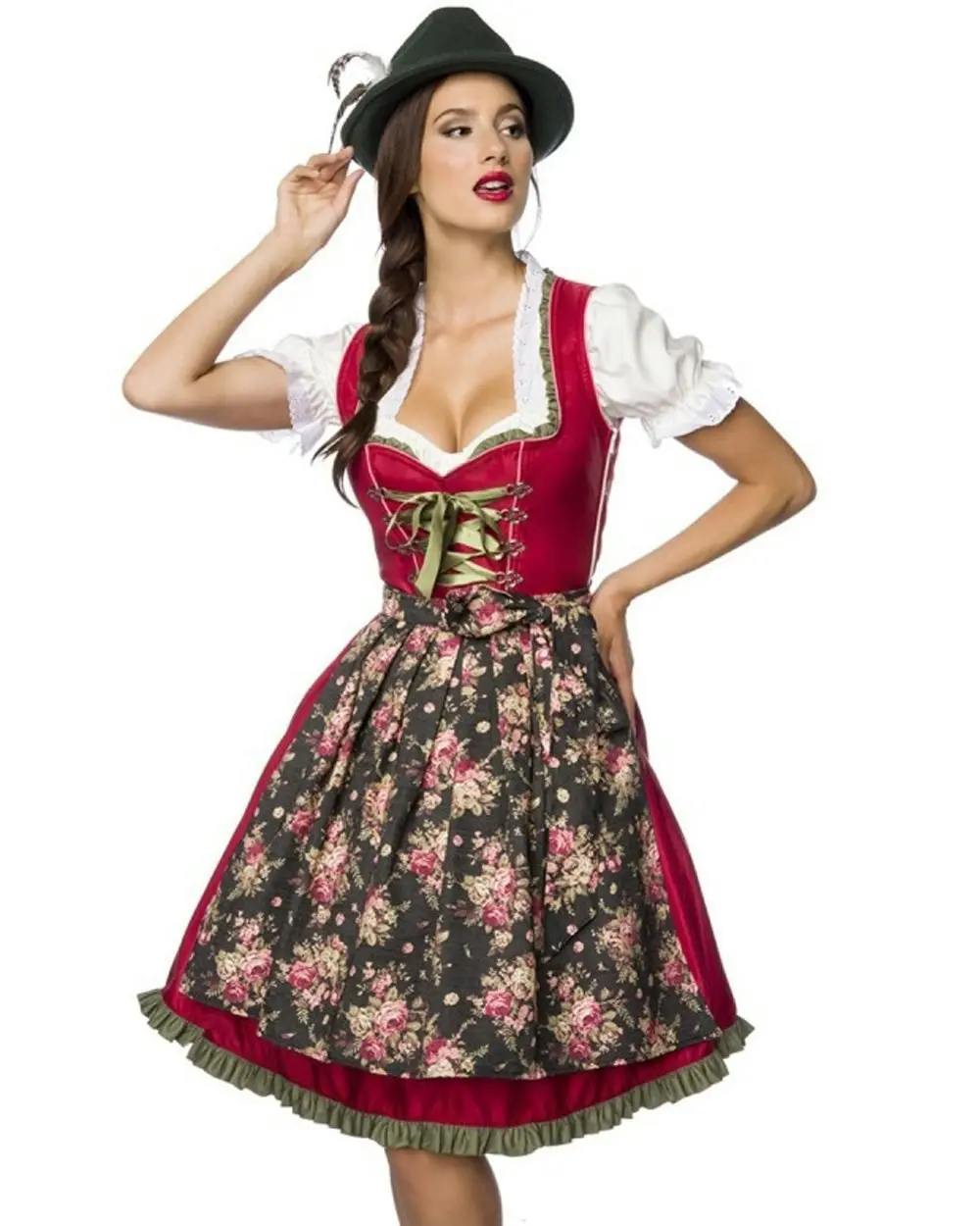 Deluxe Elegant Bavarian Oktoberfest Womens Costume