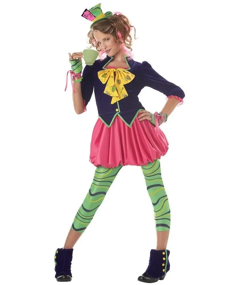 The Mad Hatter Girls Tween Costume