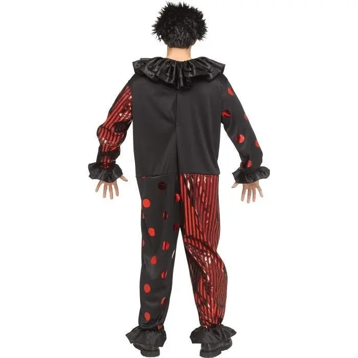 Chrome Clown Halloween Mens Costume