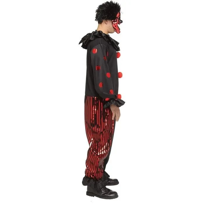 Chrome Clown Halloween Mens Costume