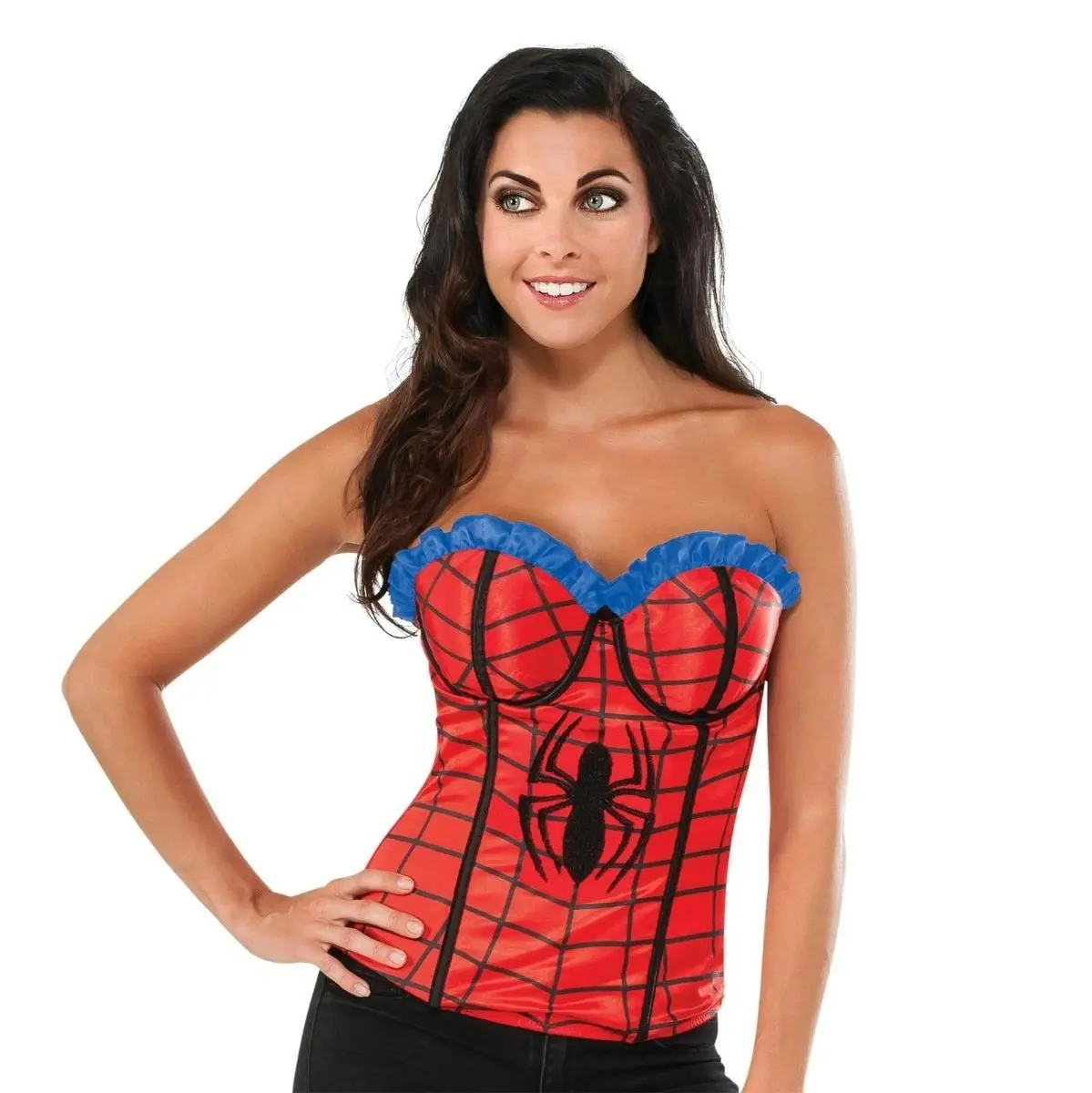 Spider Girl Classic Corset Womens Costume