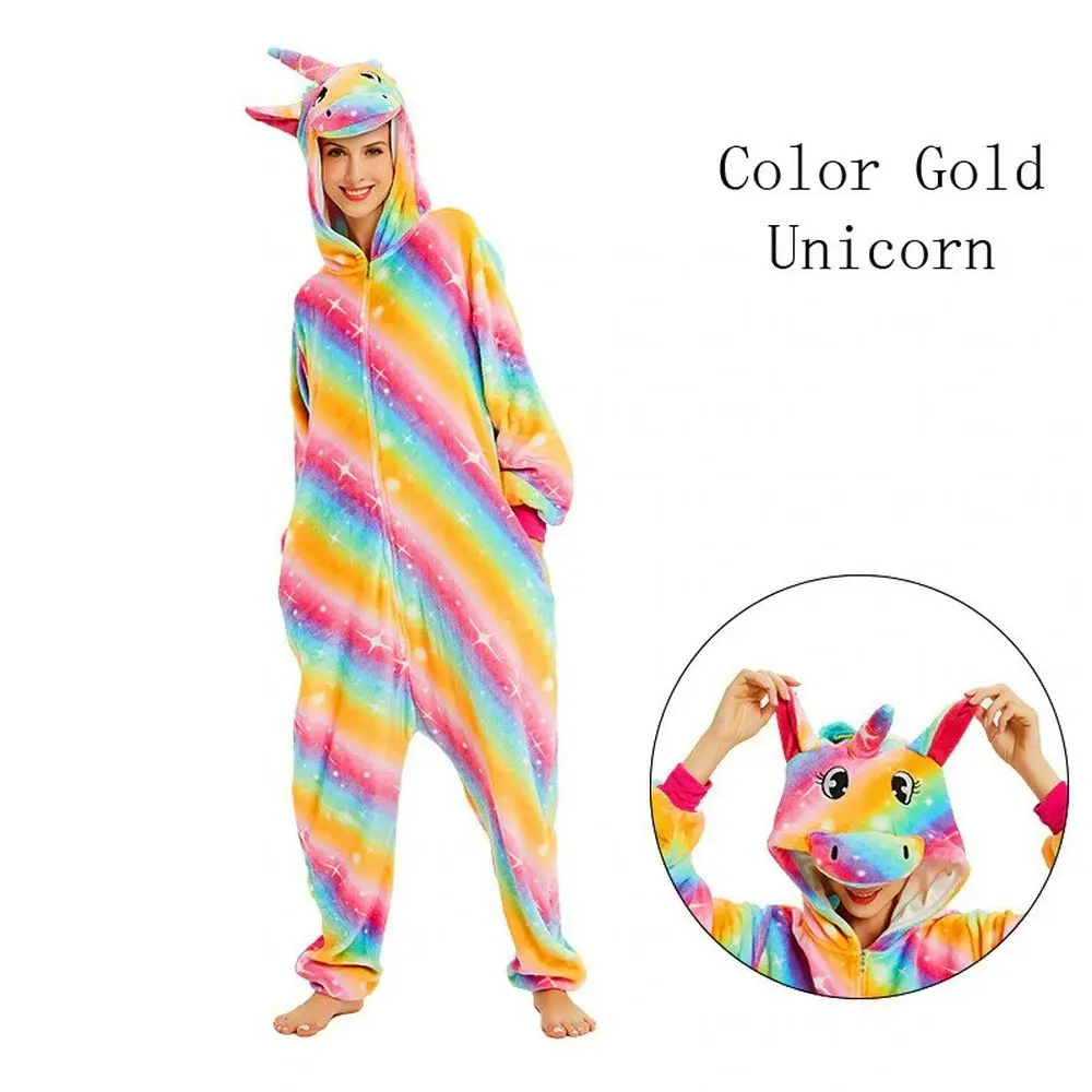 Adult Unicorn Rainbow Kigurumi Onesie