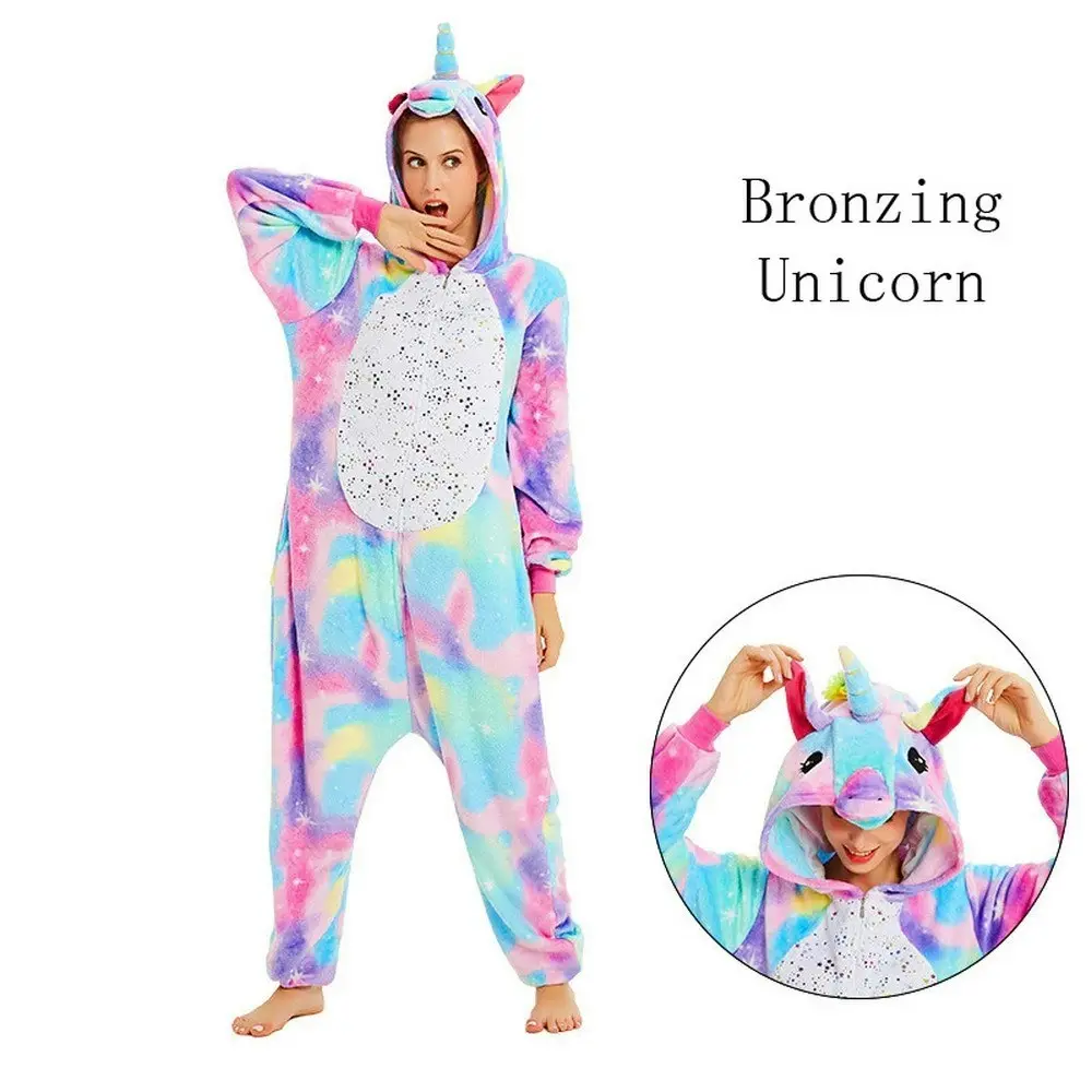 Adult Unicorn Rainbow Kigurumi Onesie