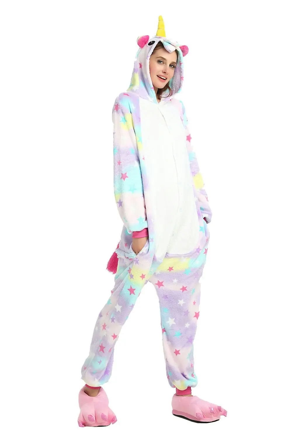 Adult Unicorn Rainbow Kigurumi Onesie