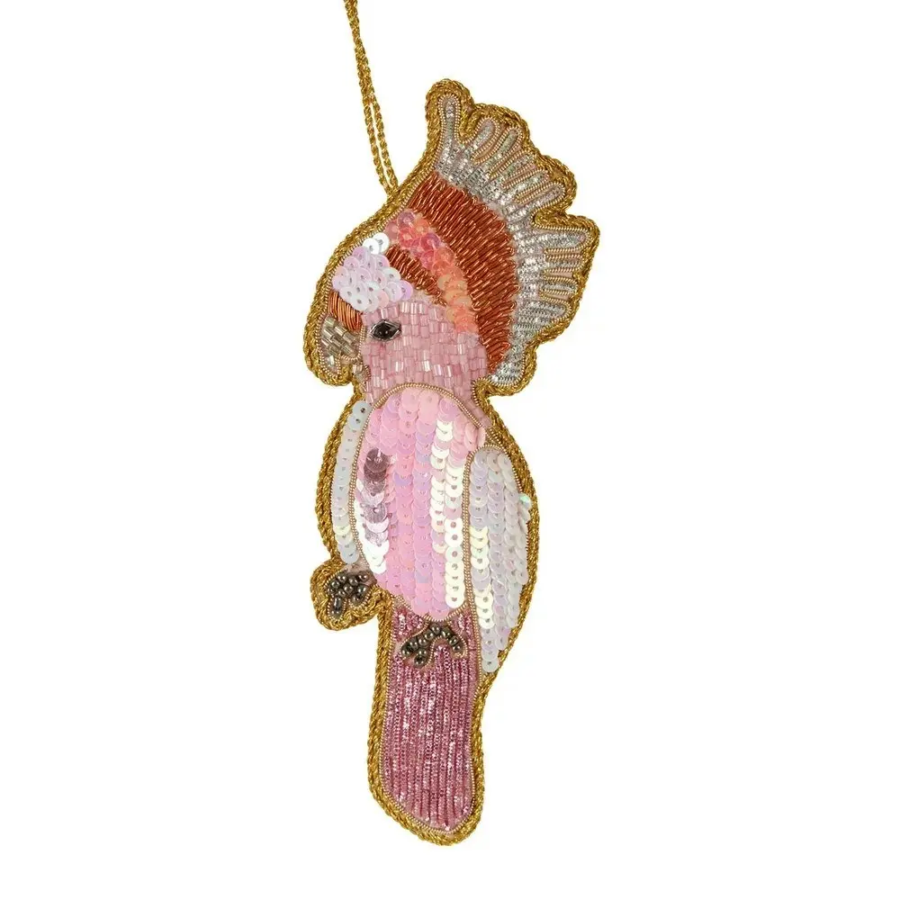 Belle Galah Sequin Hanging Decoration