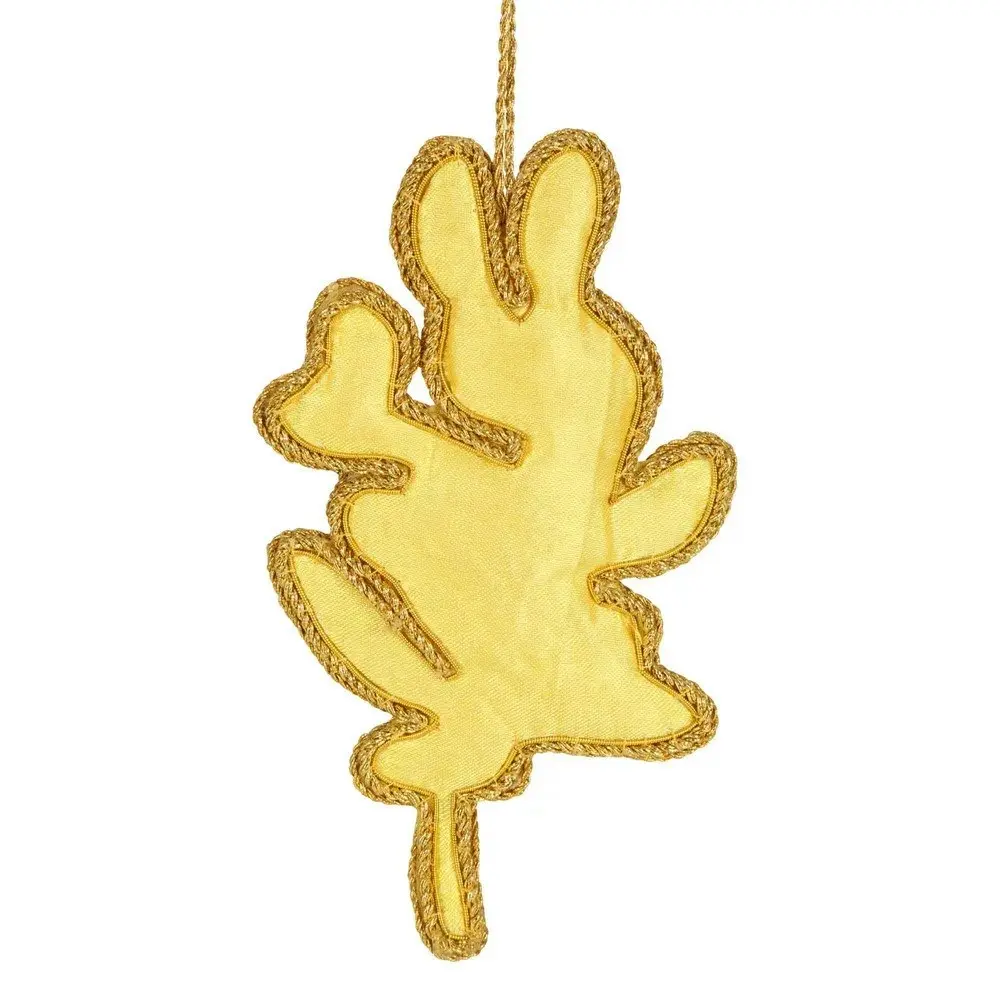 Belle Sequin Golden Wattle Hanging Tree Decoration