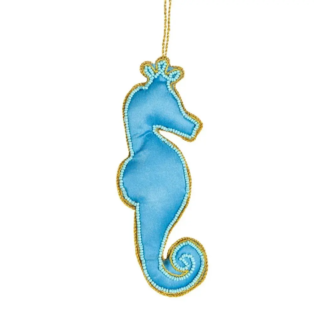 Belle Sequin Queen Seahorse Tree Decoration