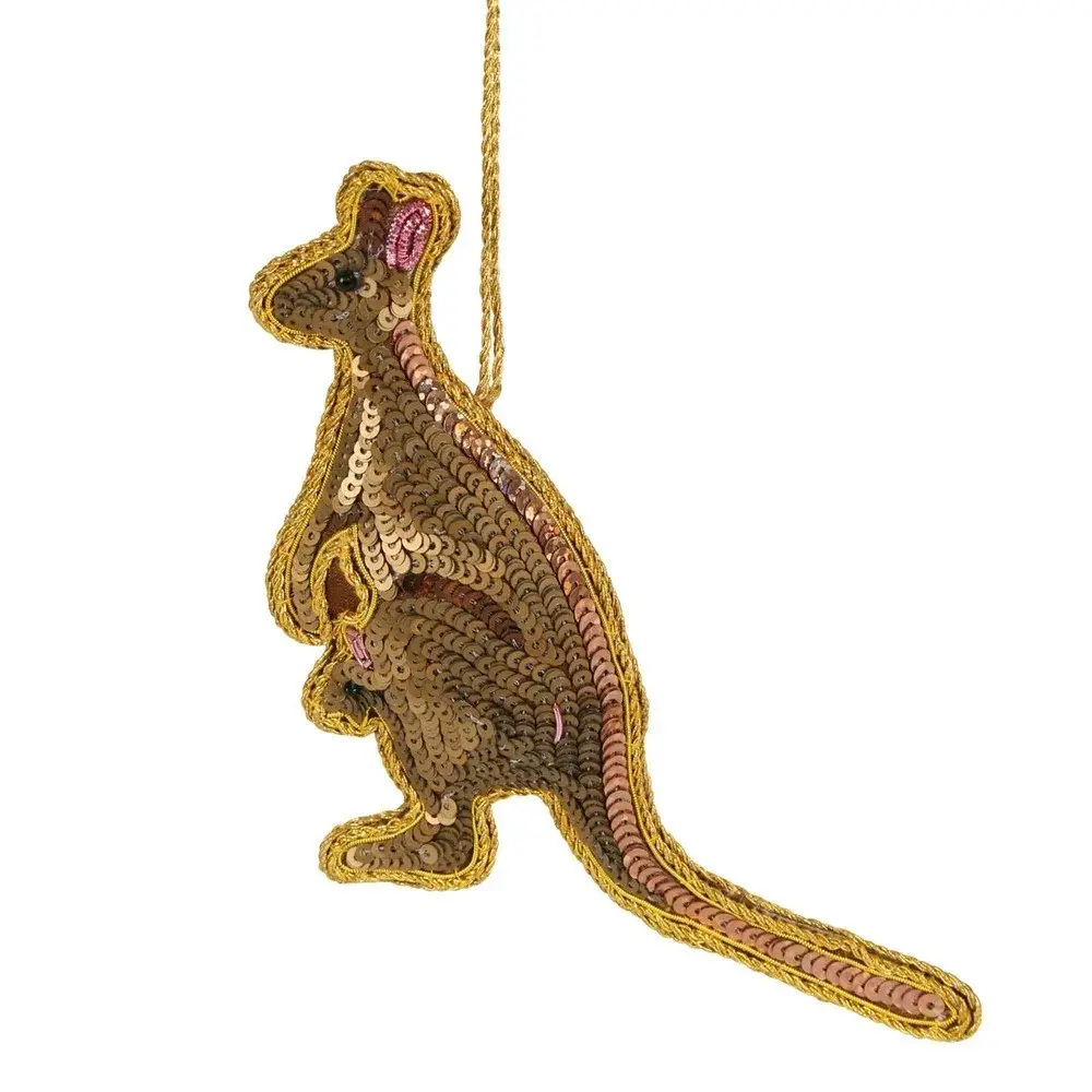 Belle Kangaroo Sequin Hanging Decoration