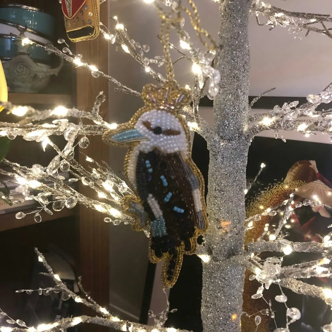 Belle Kookaburra Sequin Hanging Decoration