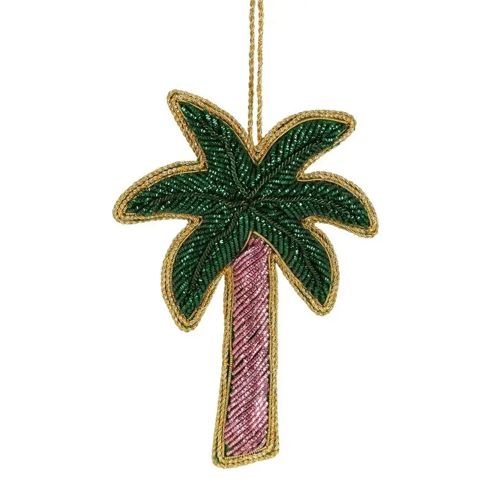 Belle Palm Tree Sequin Hanging Decoration