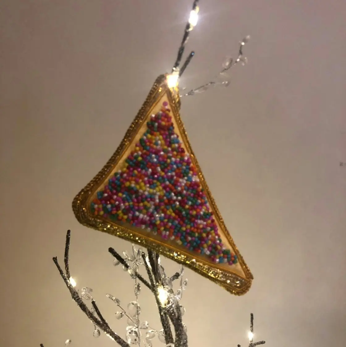 Belle Fairy Bread Sequin Hanging Decoration