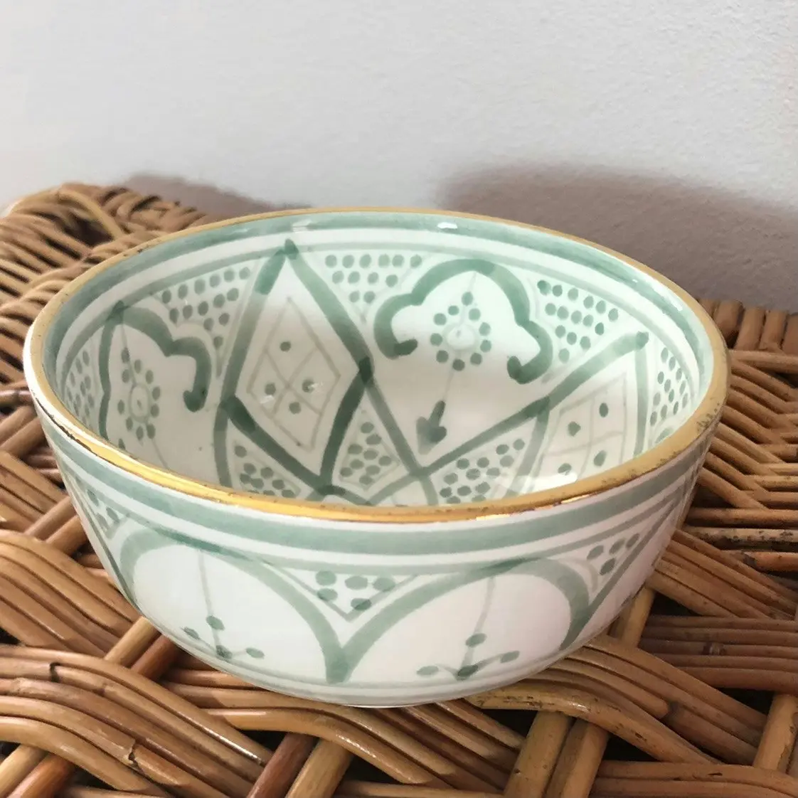 Zohi Interiors Rabat Safi Bowl - Small in Mint