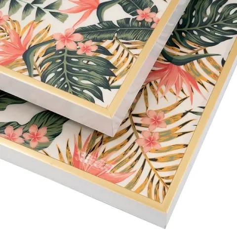 DD Design Botanical Square Set of 2 Trays