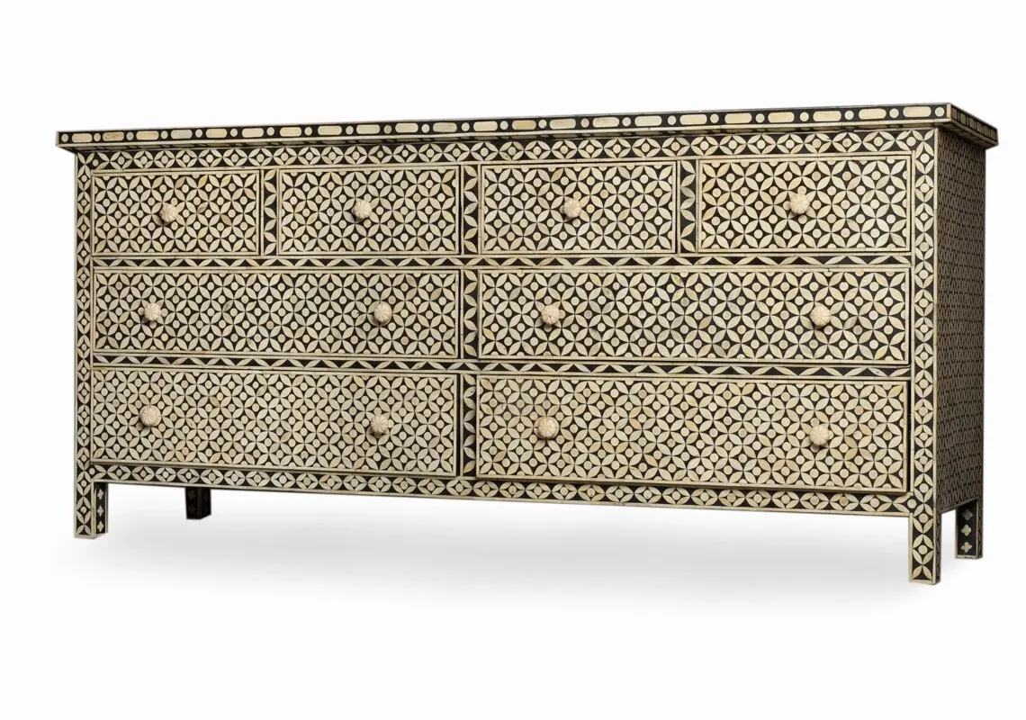 Zohi Interiors Bone Inlay Large Chest