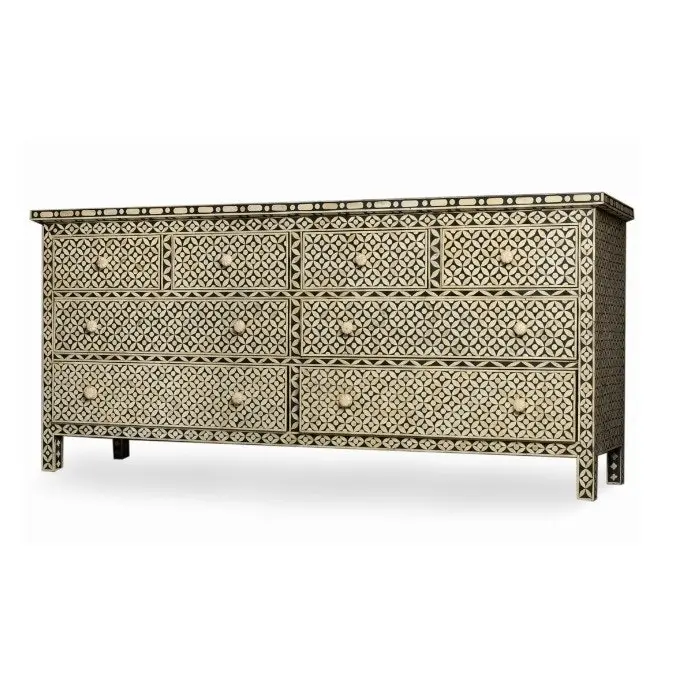 Zohi Interiors Bone Inlay Large Chest