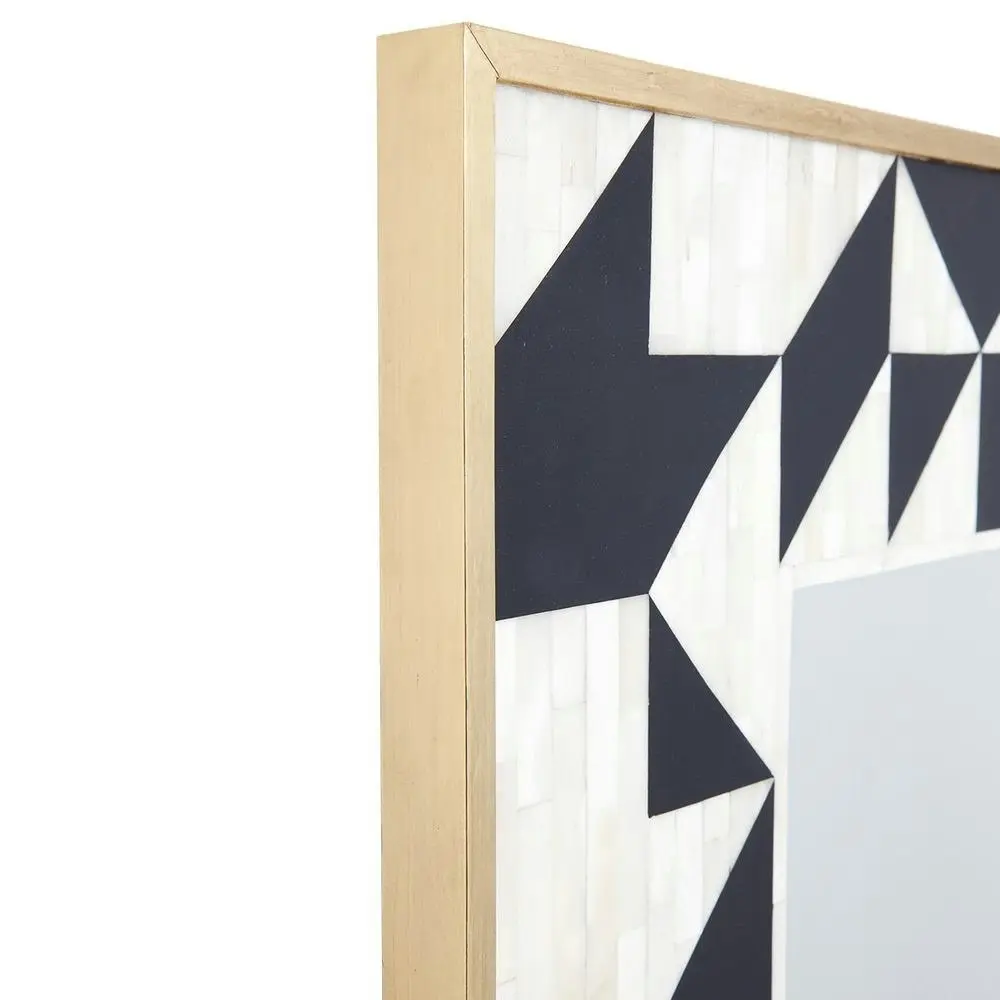 Luxe Living Huxley Bone Inlay Wall Mirror