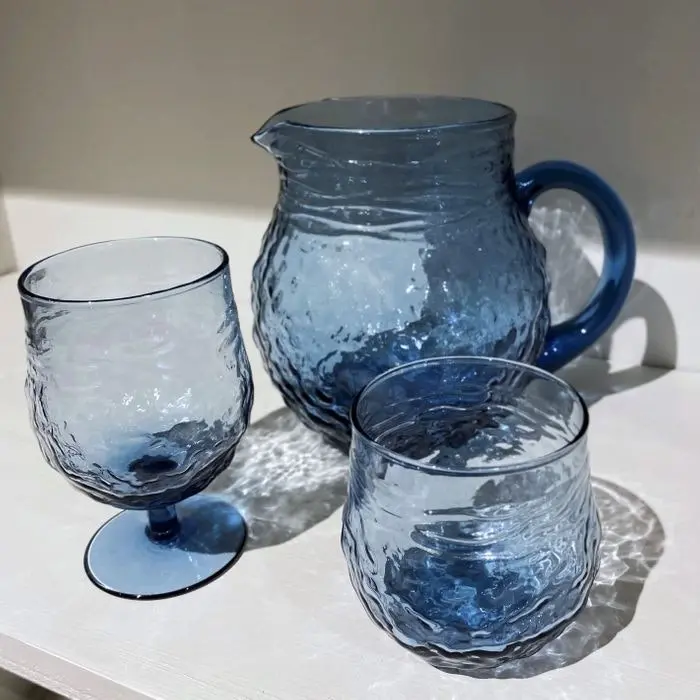 Provincial & Rustic Serena Pitcher in Blue