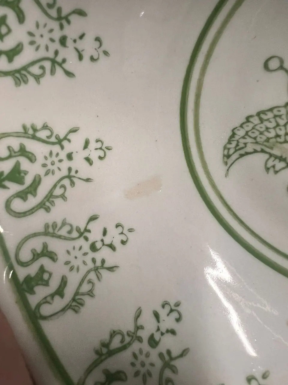 Club Santorini Chinoiserie Bowl in Sage - Warehouse Sale