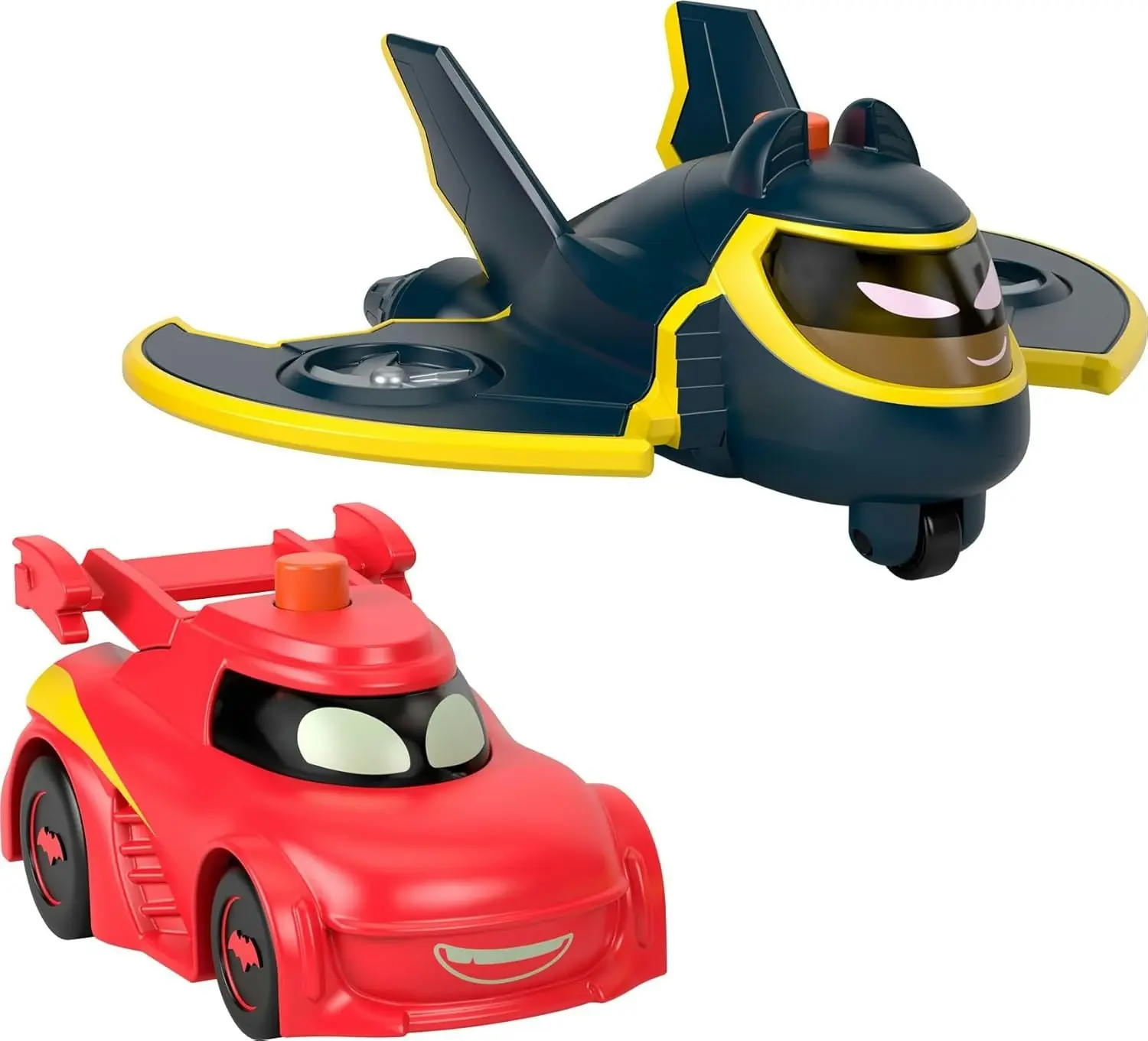 Fisher-Price DC Batwheels Light-Up 1:55 Scale Cars 2-Pack