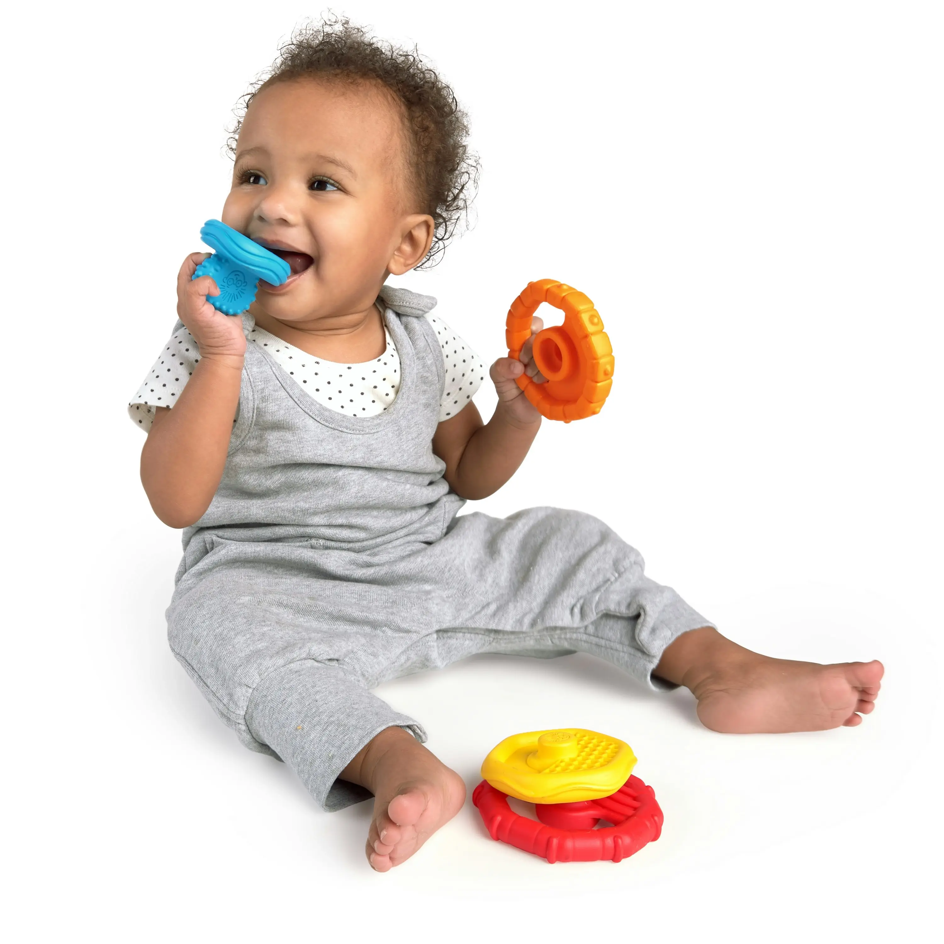 Stack & Teethe Multi-Textured Teether Toy