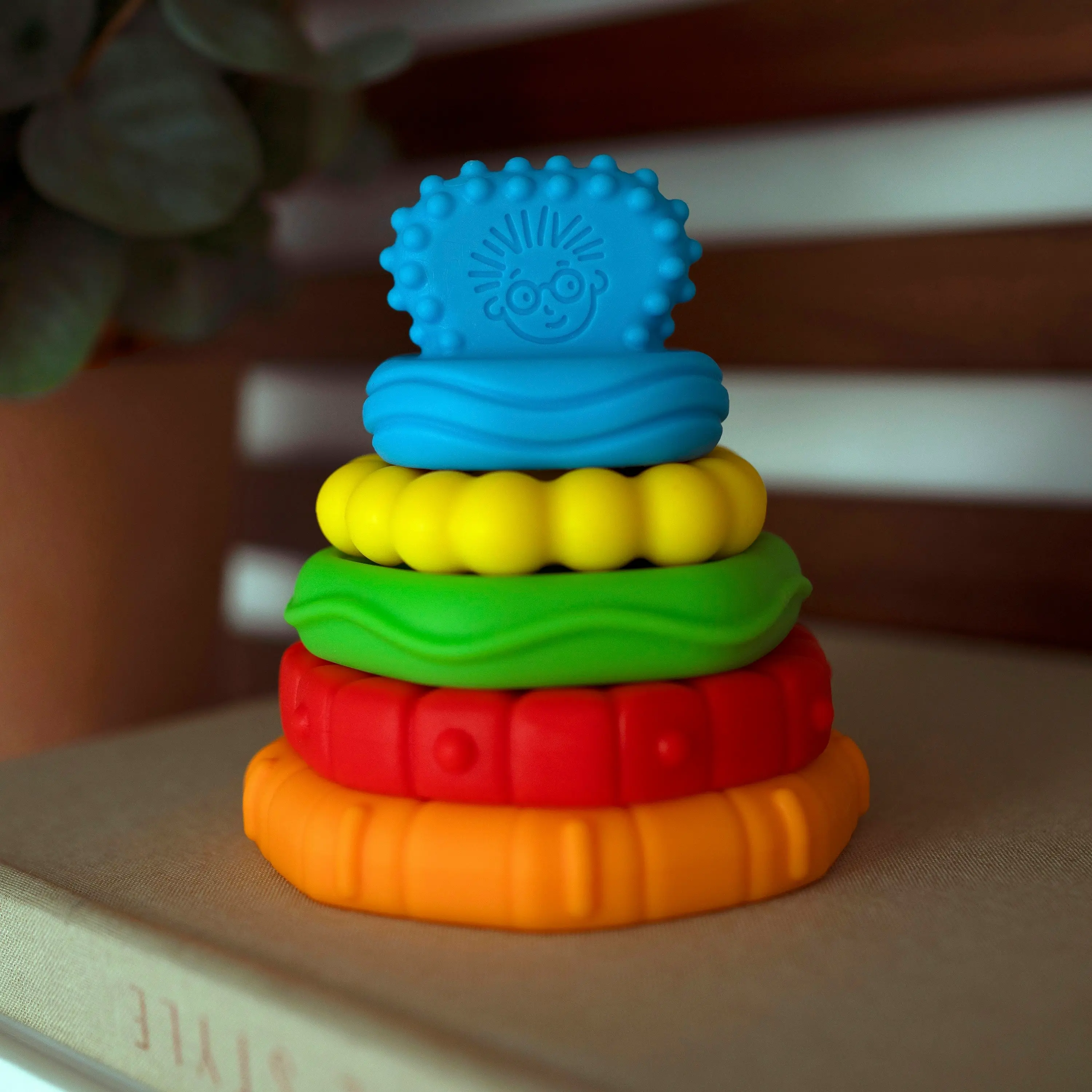 Stack & Teethe Multi-Textured Teether Toy