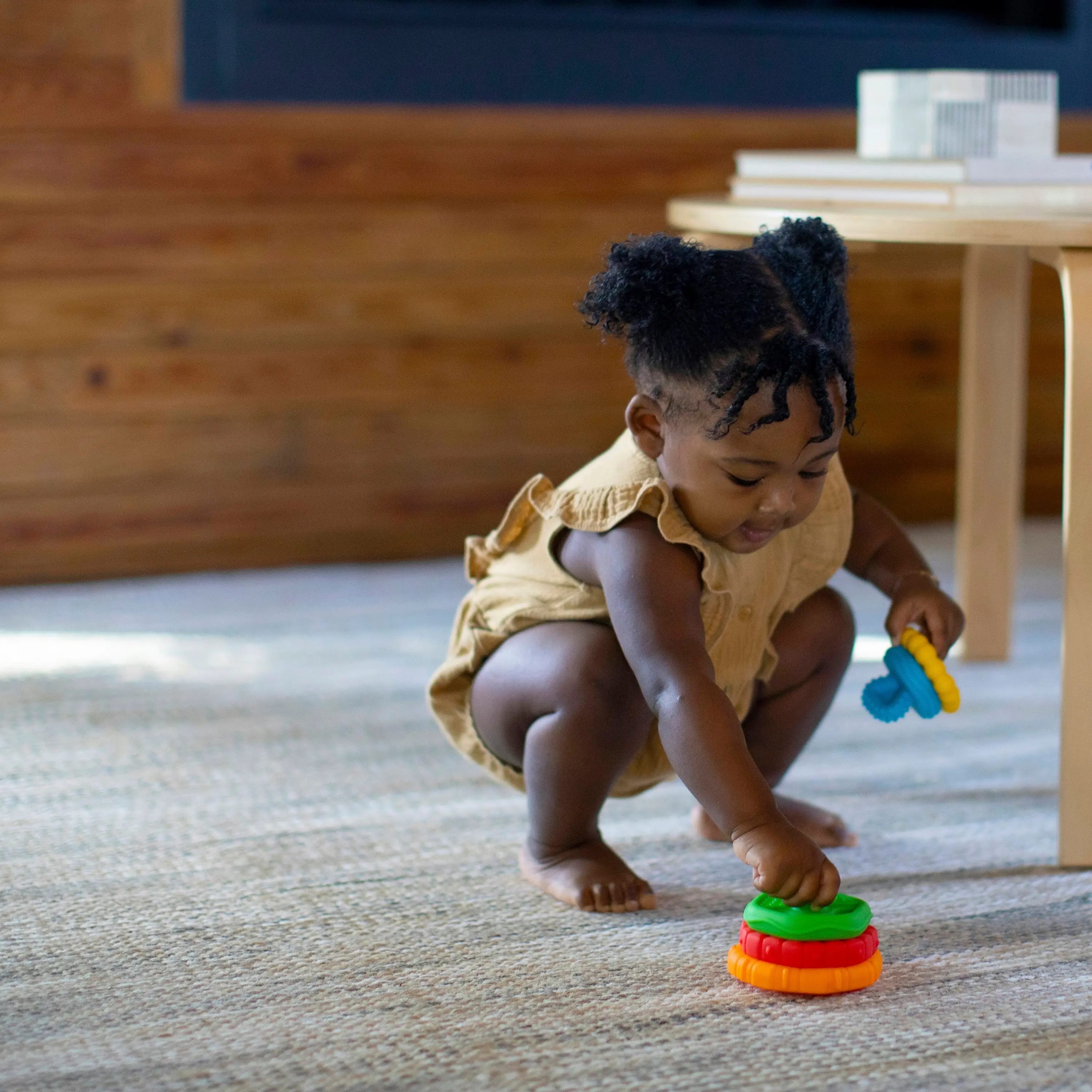 Stack & Teethe Multi-Textured Teether Toy