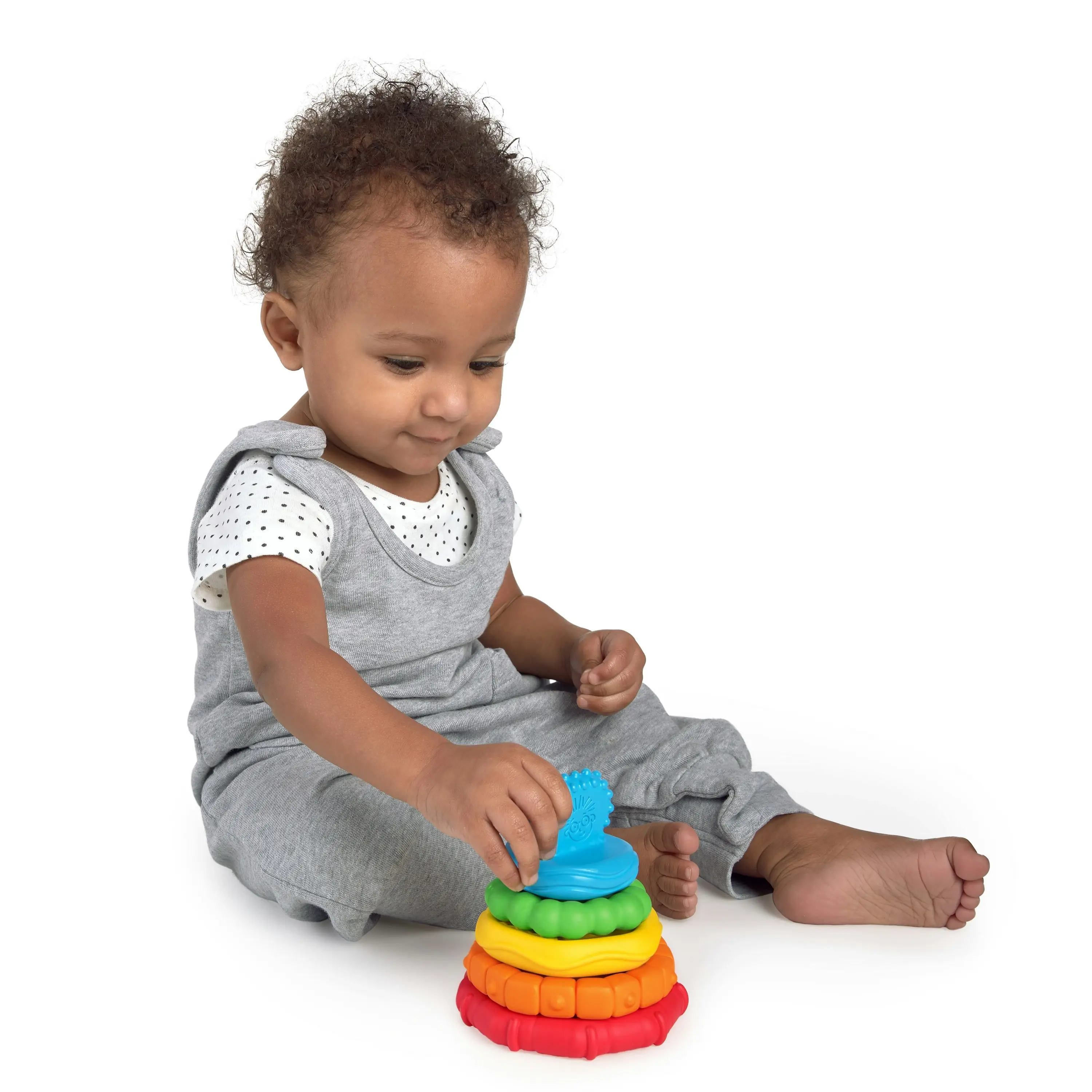 Stack & Teethe Multi-Textured Teether Toy