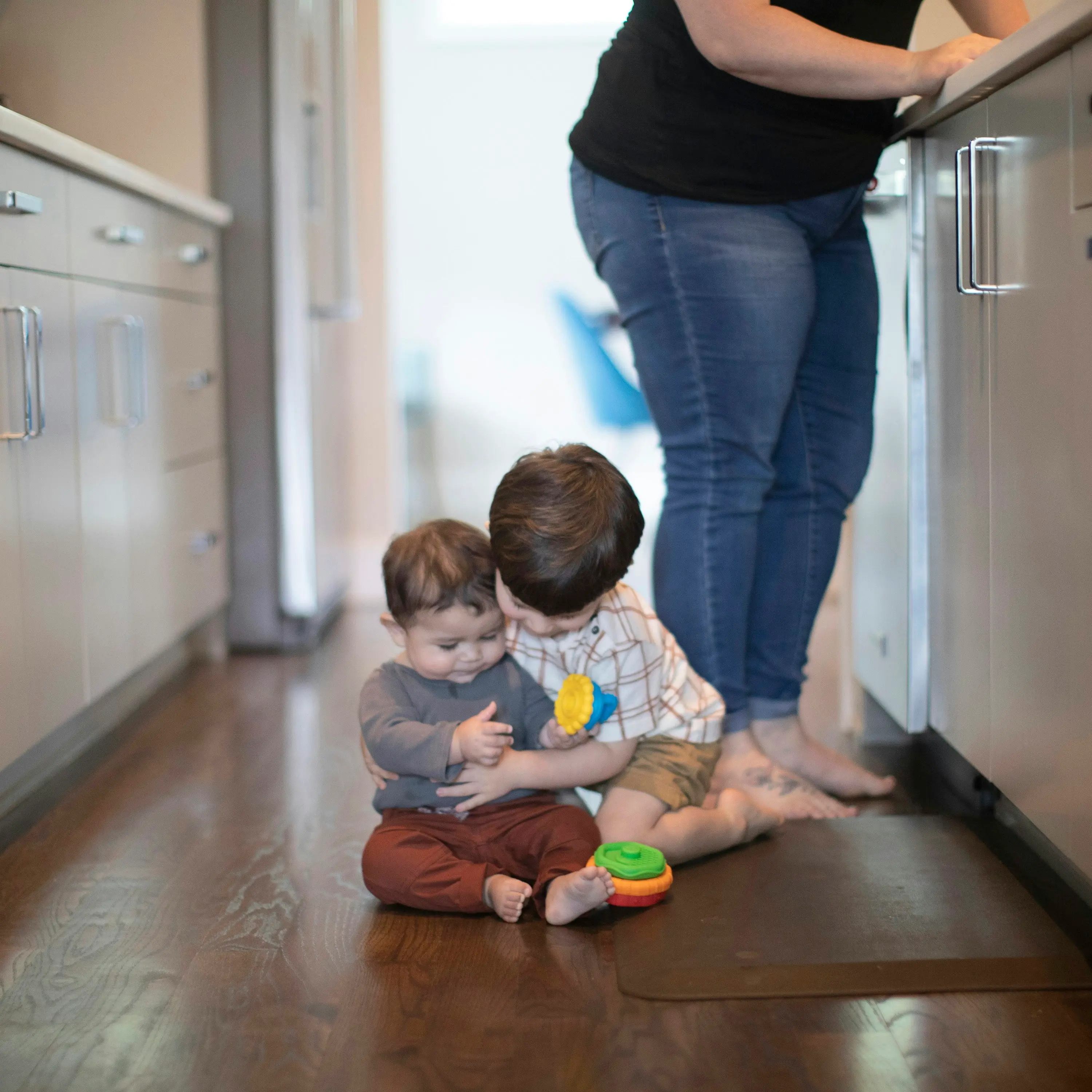 Stack & Teethe Multi-Textured Teether Toy