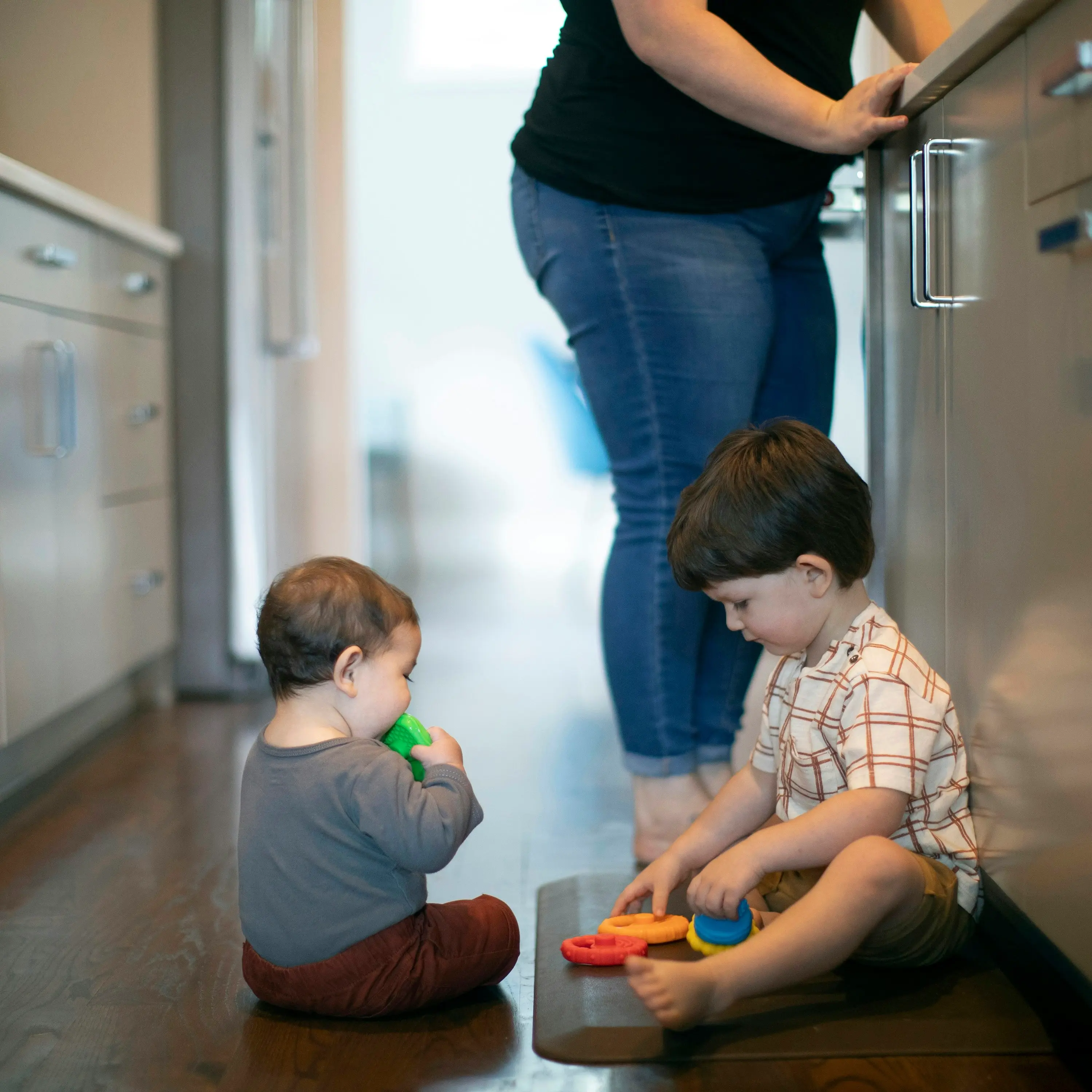 Stack & Teethe Multi-Textured Teether Toy