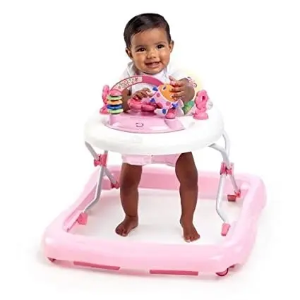 Bright Starts Pretty in Pink Walk-A-Bout Baby Walker - JuneBerry Delight