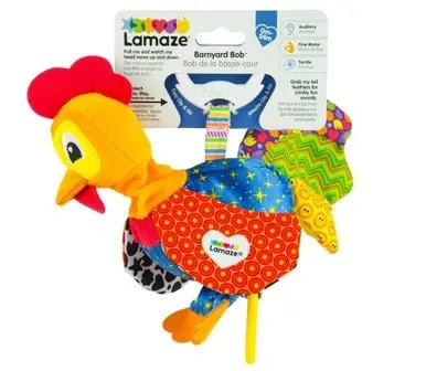 Lamaze Clip & Go Barnyard Bob plush