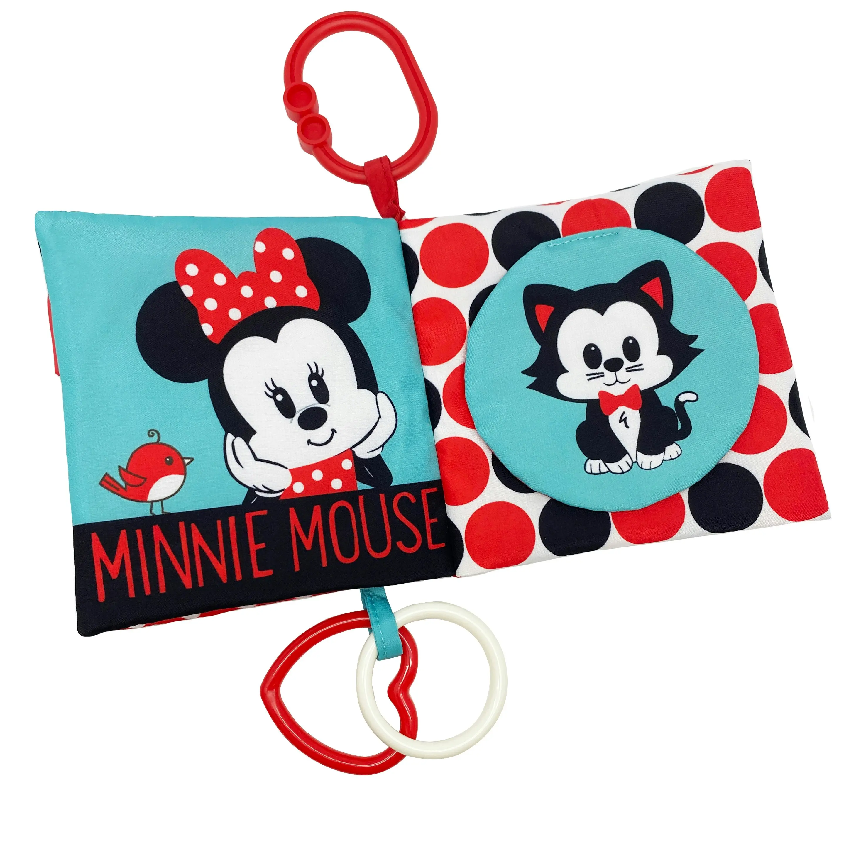 Disney Baby Minnie Mouse Soft Book (Black, Red, White)