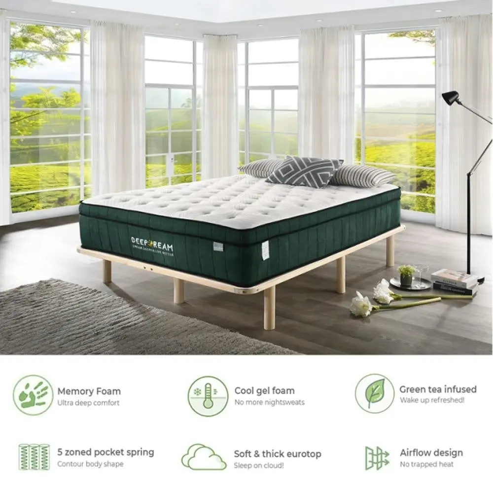 Sleep Happy Premium Green Tea Mattress - King