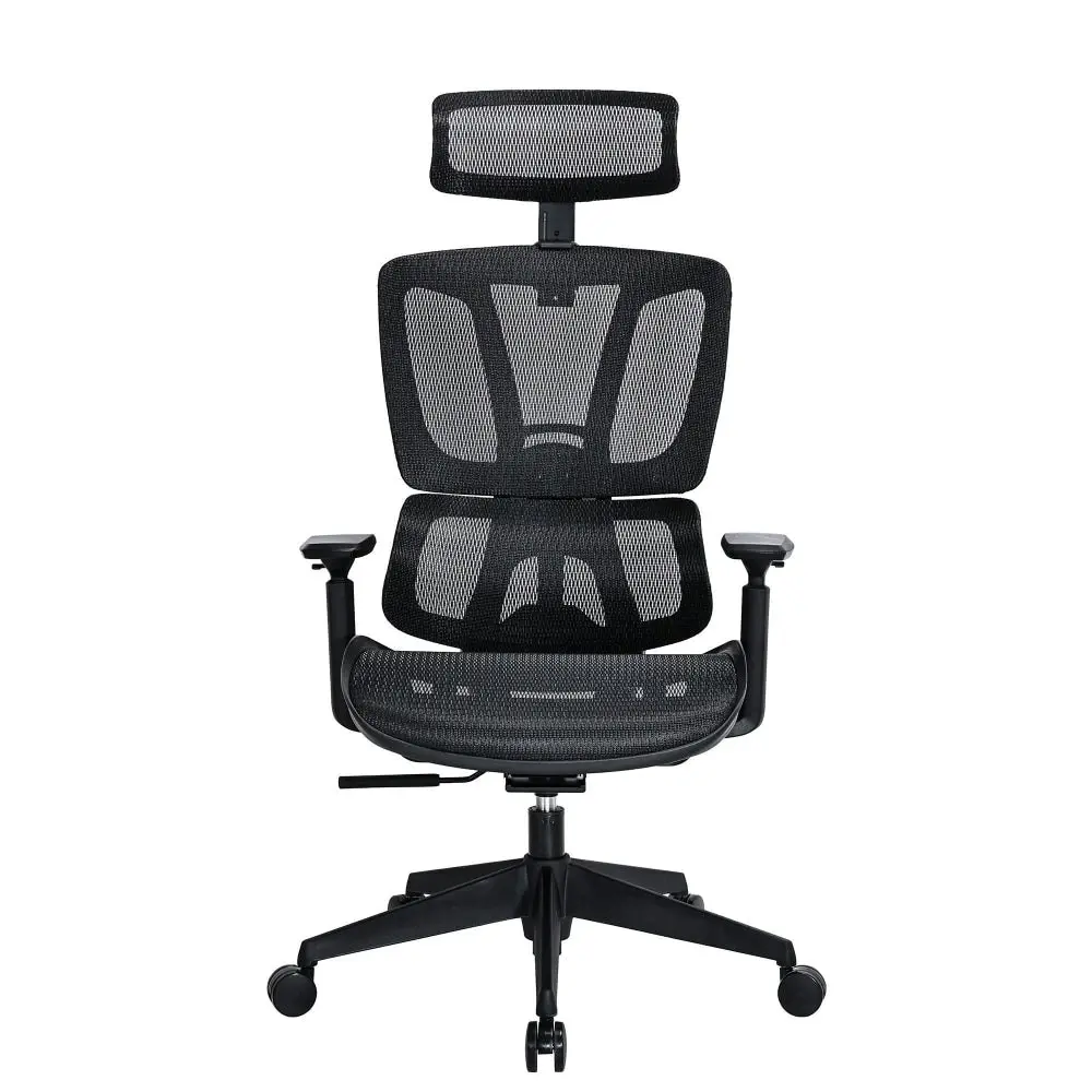 Maestro Furniture MECCA Ergonomic Double Mesh Back & Seat Manager Computer Office Task Chair - Black