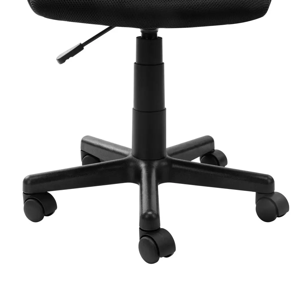 Design Square Hudson Modern Mesh Computer Task Desk Office Chair Arms Rest Black