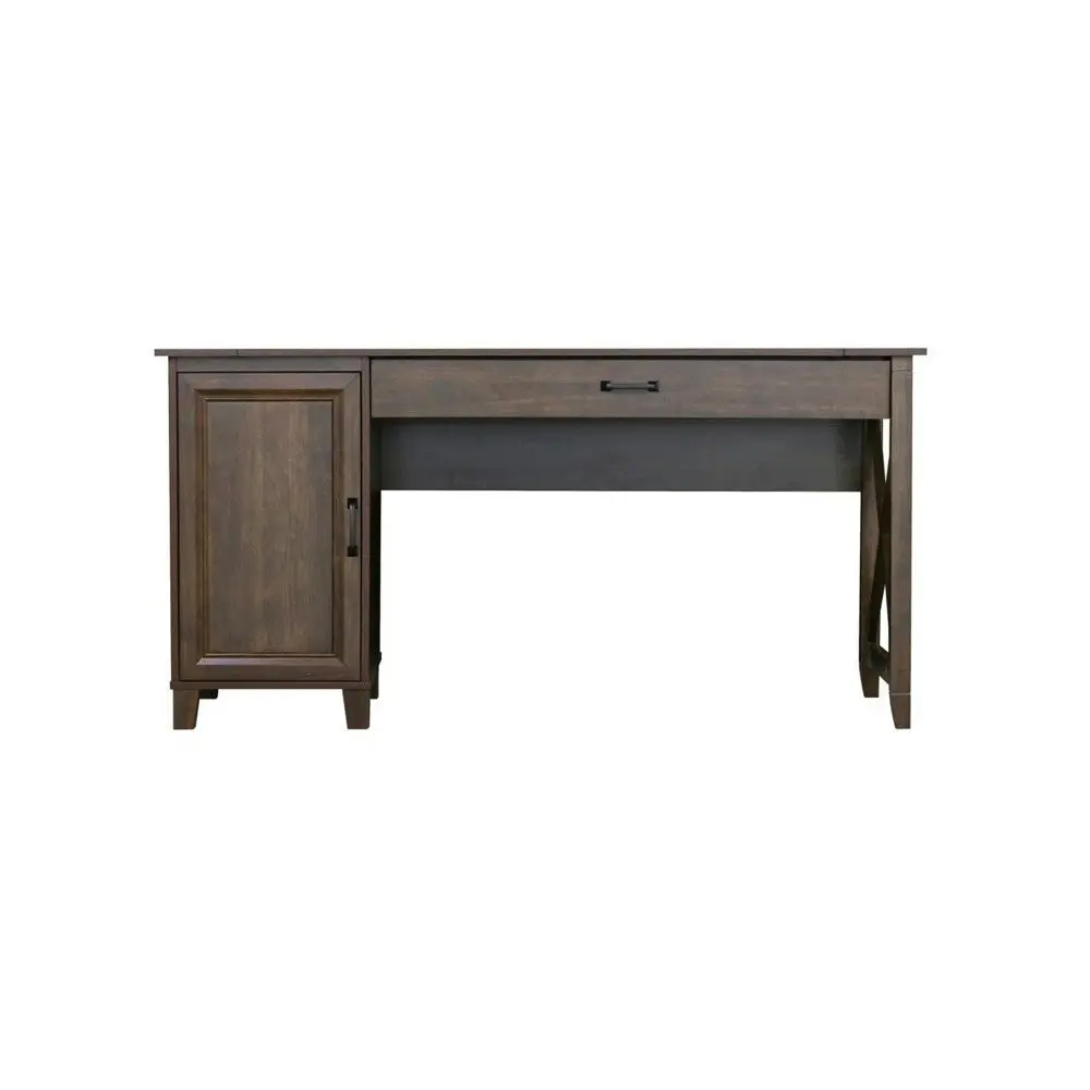 Maestro Furniture Dallas Large Wooden Computer Study Home Office Task Desk 150cm Dark Walnut