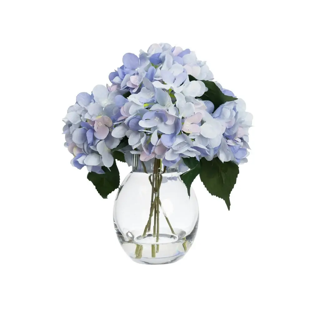 Glamorous Fusion Lavender Hydrangea 27cm Artificial Faux Plant Flower Decorative Mixed Arrangement