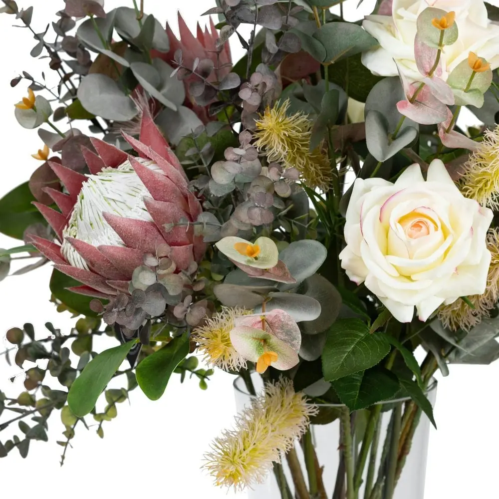 Glamorous Fusion All Round Protea Artificial Faux Plant Flower Decorative Mixed Arrangement