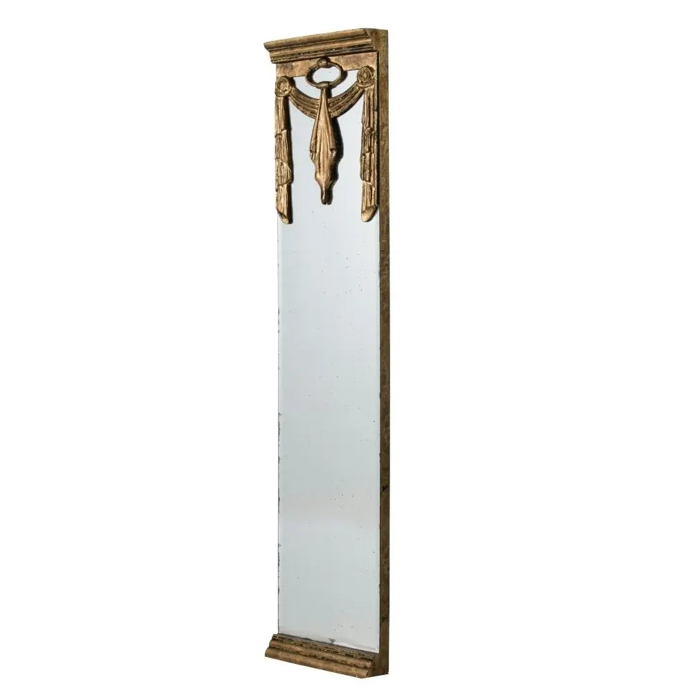 Royal Regal Slim Designer Ornatte Metallic Mirror 38X160CM