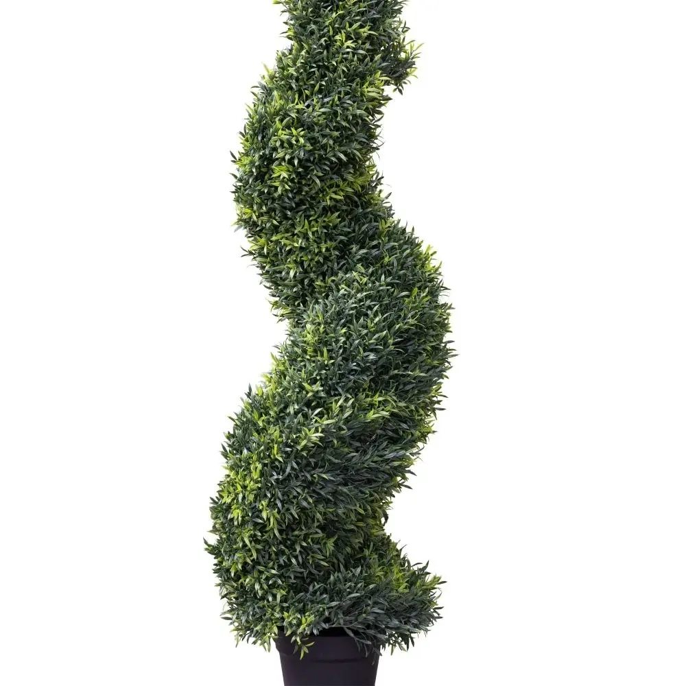 Glamorous Fusion Spiral Rossmary 150cm Artificial Faux Plant Tree Decorative In Pot Green