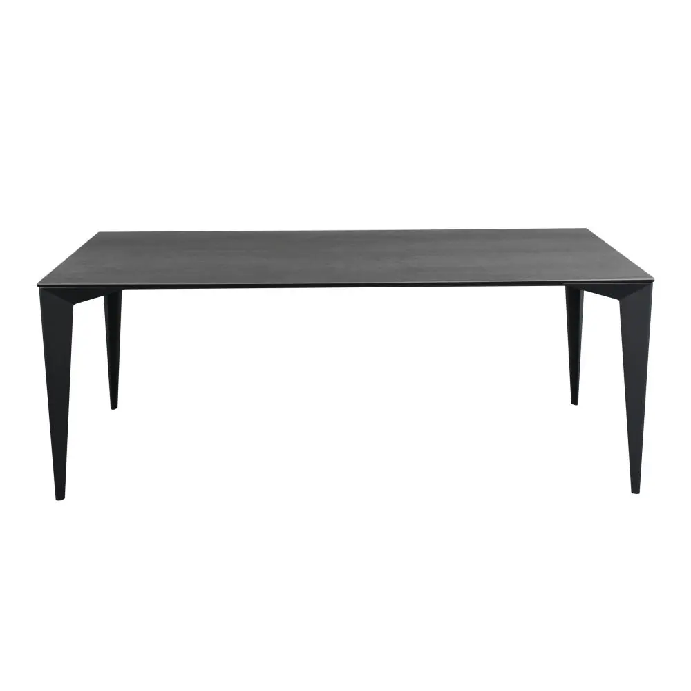 Raimon Furniture Alessia Large Modern Rectangular Kitchen Dining Table Ceramic 240cm Metal Frame - Florence