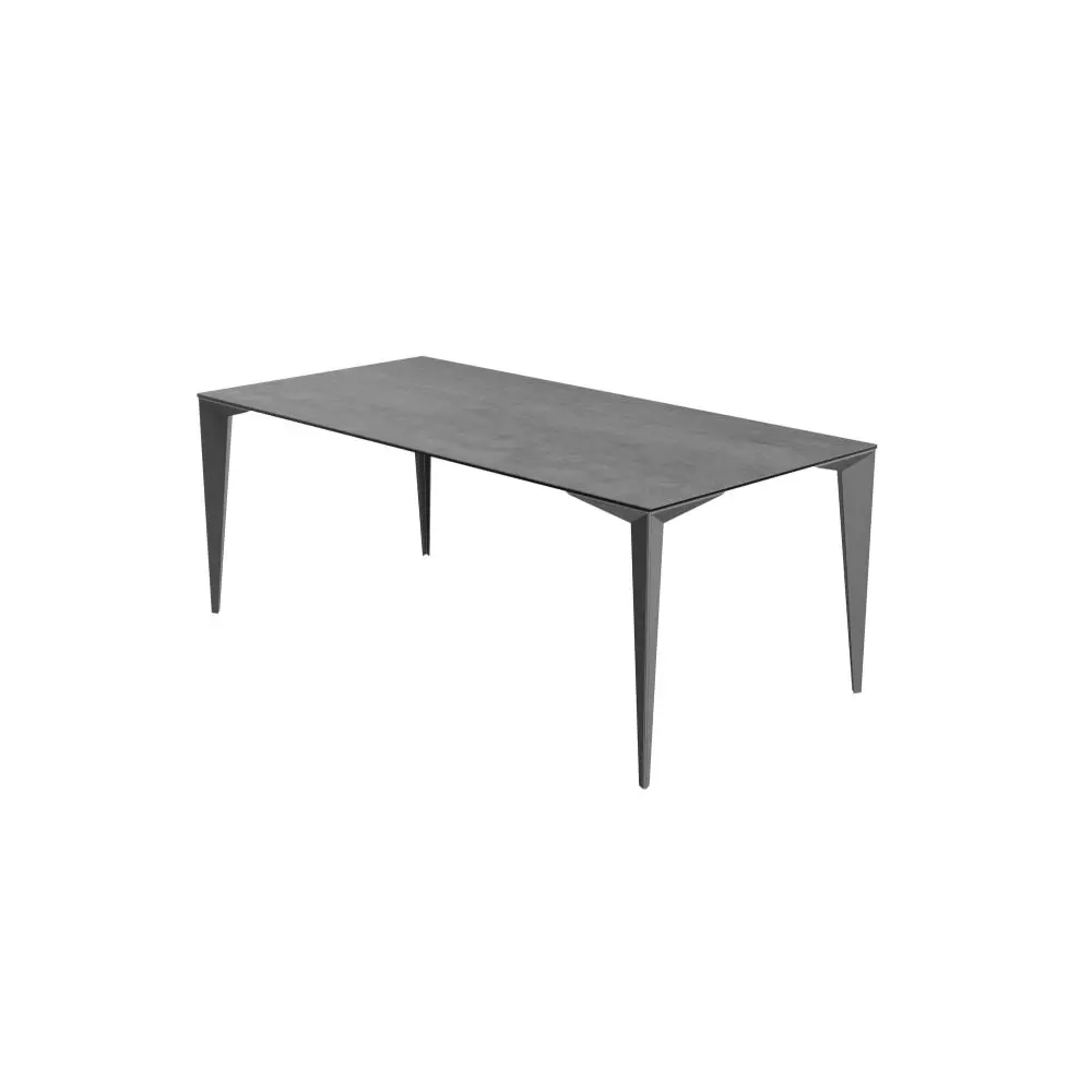 Raimon Furniture Alessia Large Modern Rectangular Kitchen Dining Table Ceramic 240cm Metal Frame - Florence