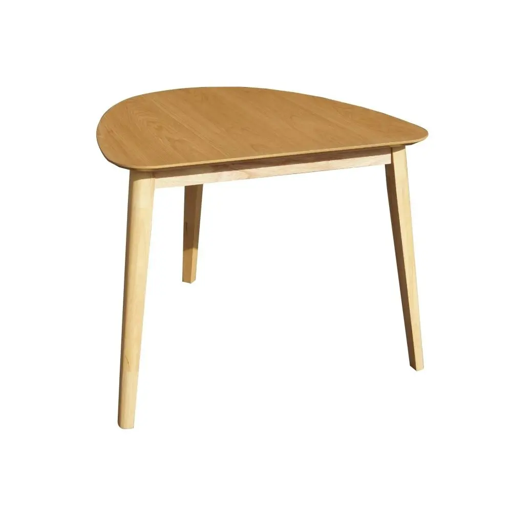 Design Square Wooden Small Compact Dining Table - Oak