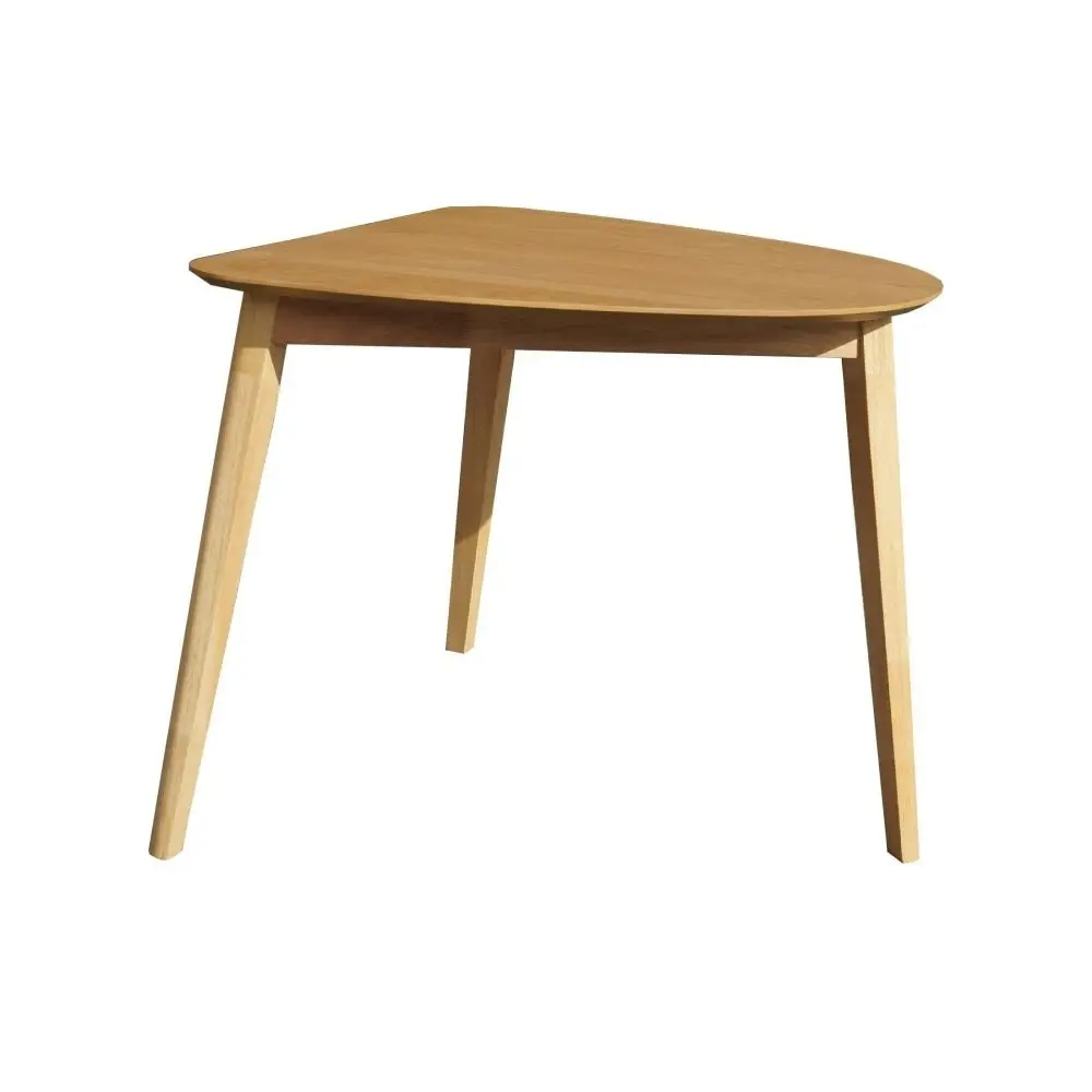 Design Square Wooden Small Compact Dining Table - Oak