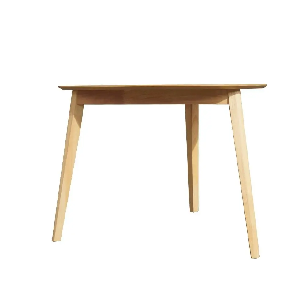 Design Square Wooden Small Compact Dining Table - Oak