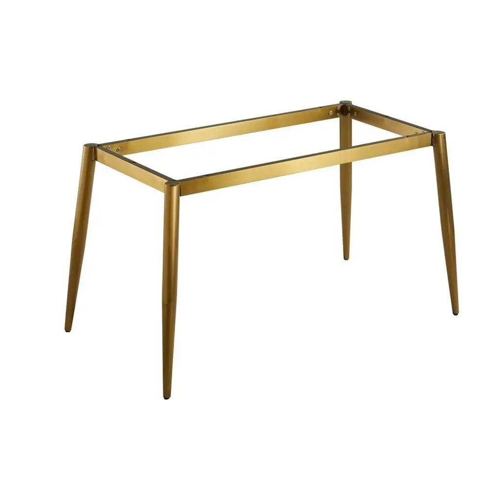 Our Home Eniko Rectangular Sintered Stone Dining Table 160cm - Gold & White