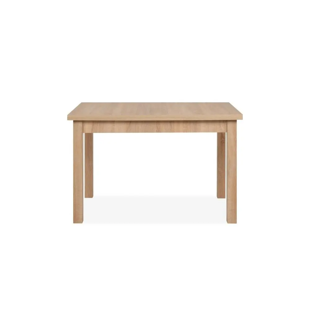 Design Square Vernon Wooden Extendable Kitchen Dining Table Extendable 120-200cm Oak