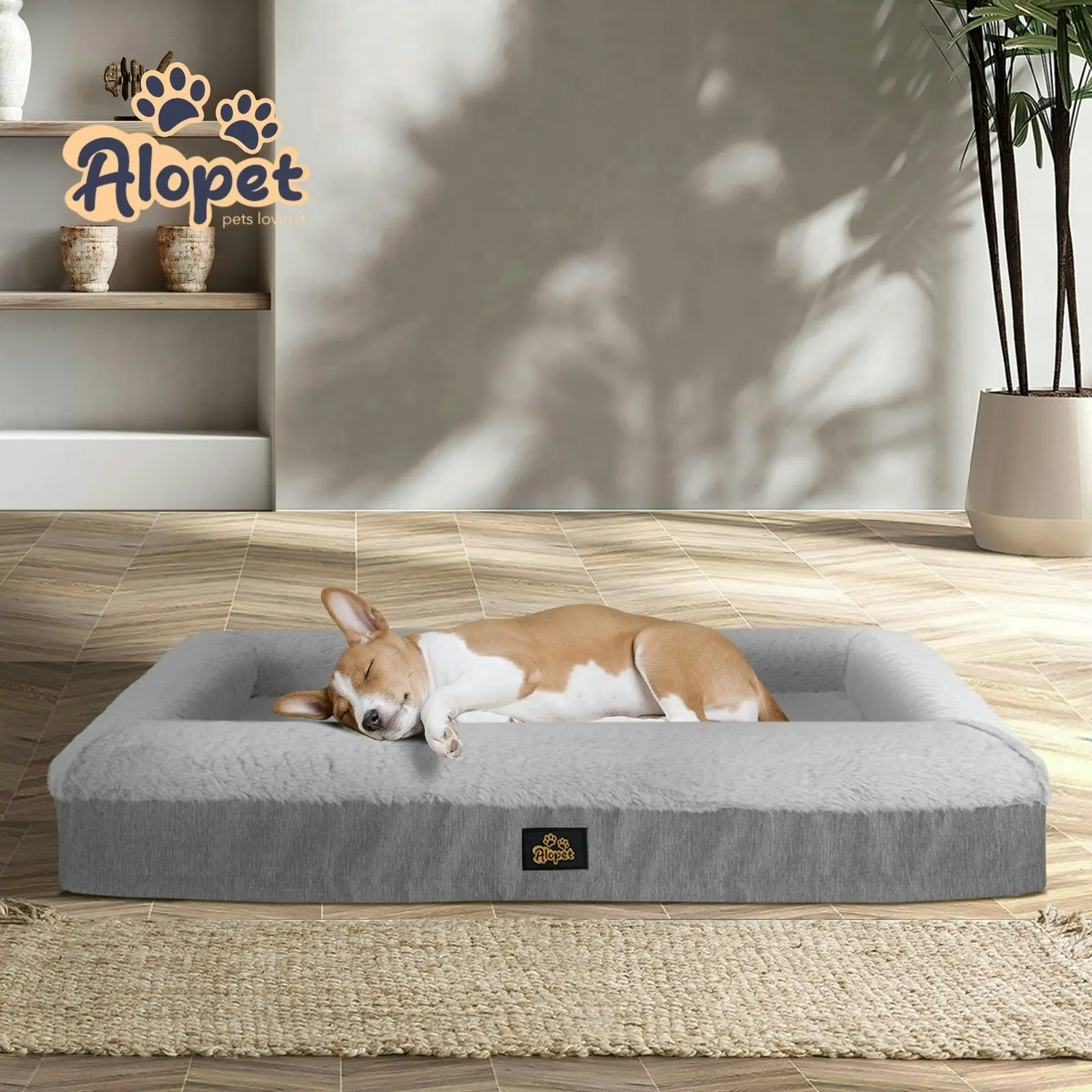 Alopet Orthopedic Dog Sofa Beds Calming Mattress Pet Mat Washable Removable XX Large