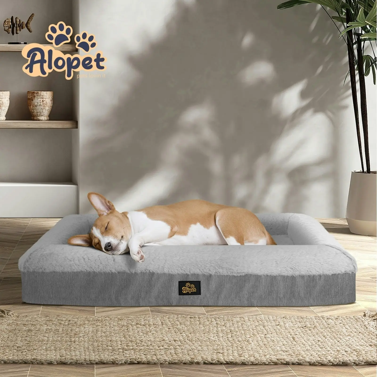 Alopet Orthopedic Dog Sofa Pet Beds Pet Mat Cat Calming Mattress Washable Removable Medium